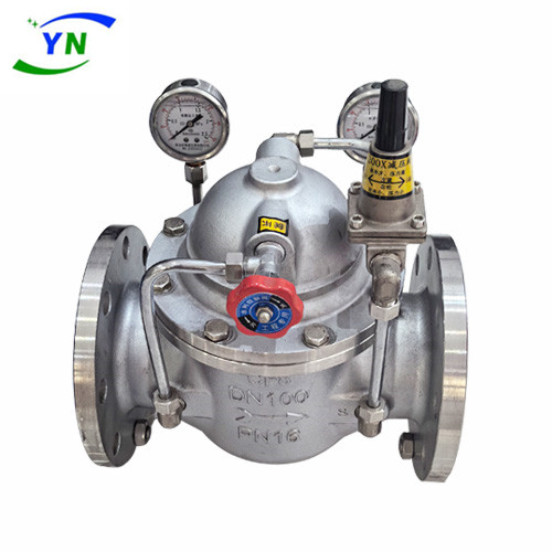 Stainless Steel Pilot Operated Pressure Reducing Valve